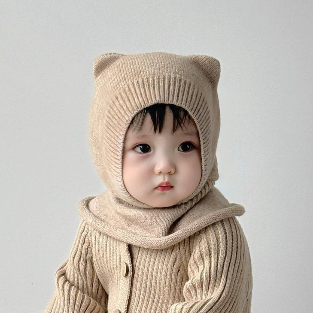 New Warm Woolen Baby Balaclava - Baby Hat Beanie recension och pris