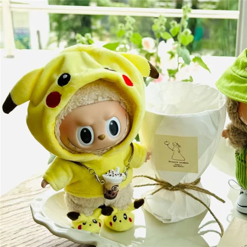 15 17cm For Labubu Doll Cartoo - Baby Clothing Set recension och pris