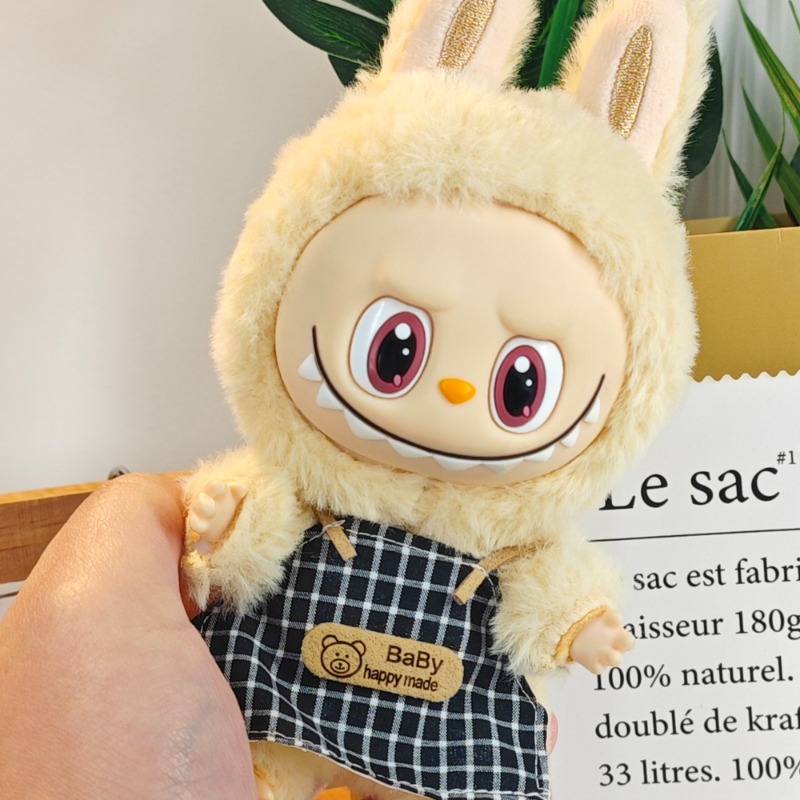 For 17cm Labubu plush toy kitc - Baby Clothing Model recension och pris