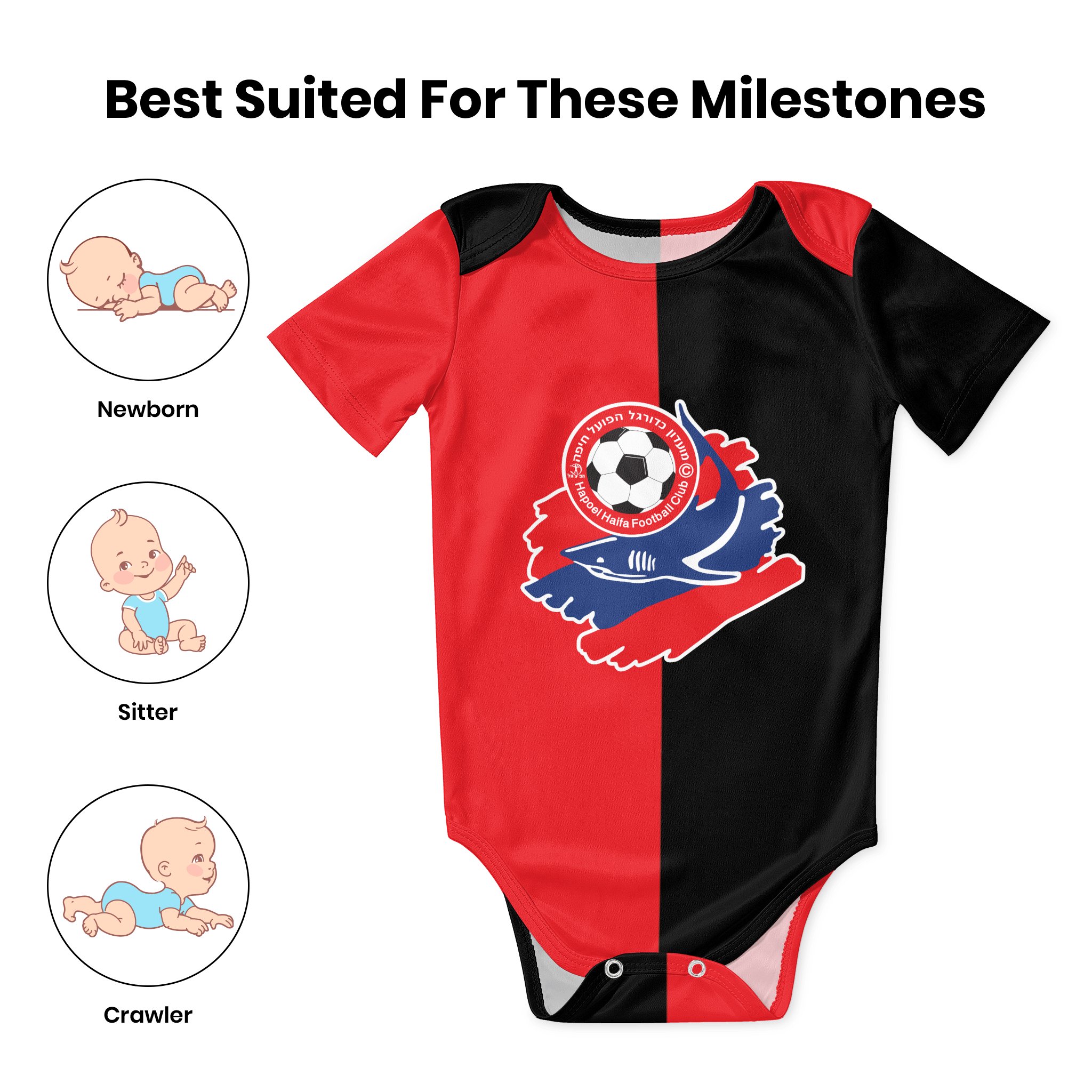 Hapoel Haifa Baby Bodysuit Uni - Baby Clothing Girls recension och pris
