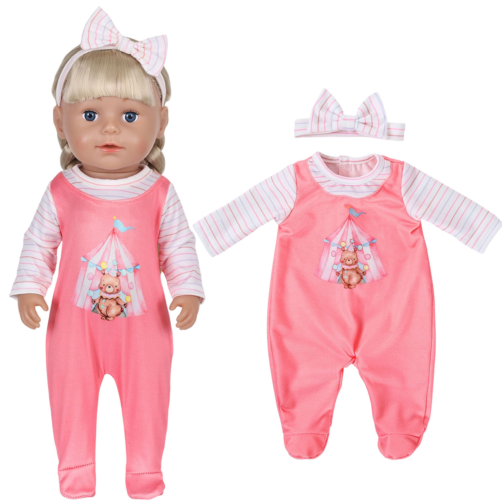 Doll Clothes for 16-18inch 40- - Baby Clothing Set recension och pris