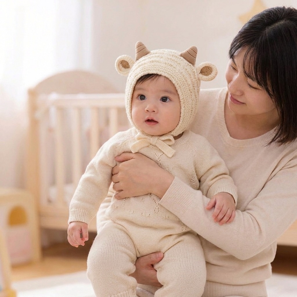 Baby Winter Knitted  Warm Hat  - Baby Hat Beanie recension och pris