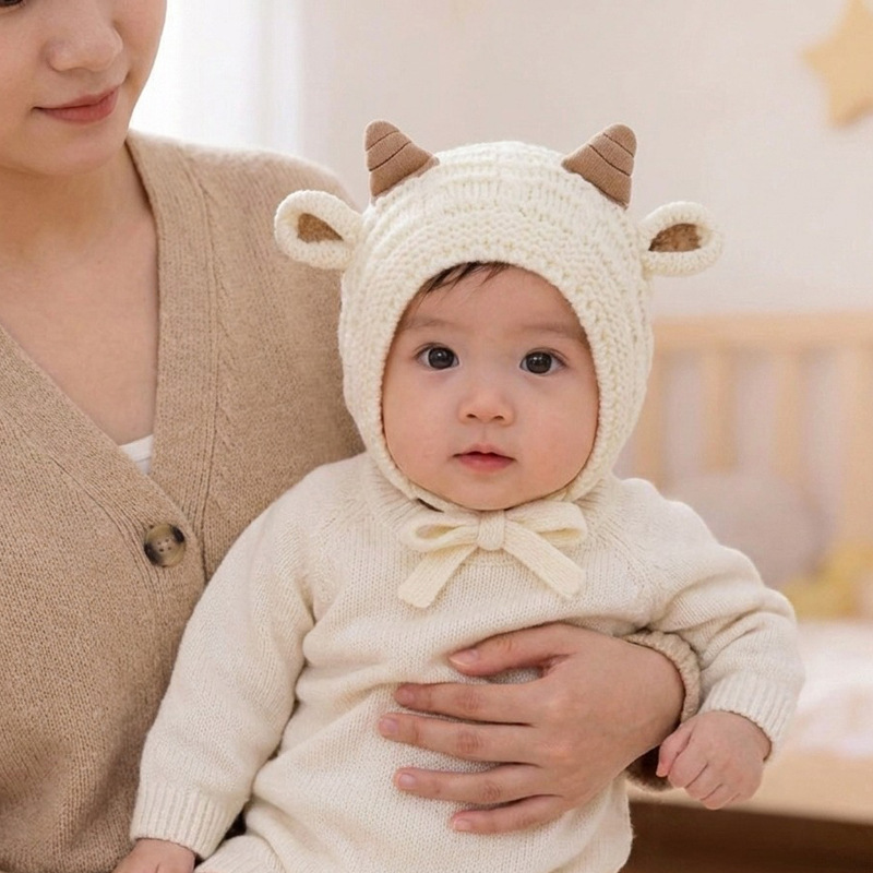 Baby Winter Knitted  Warm Hat  - Baby Hat Beanie recension och pris
