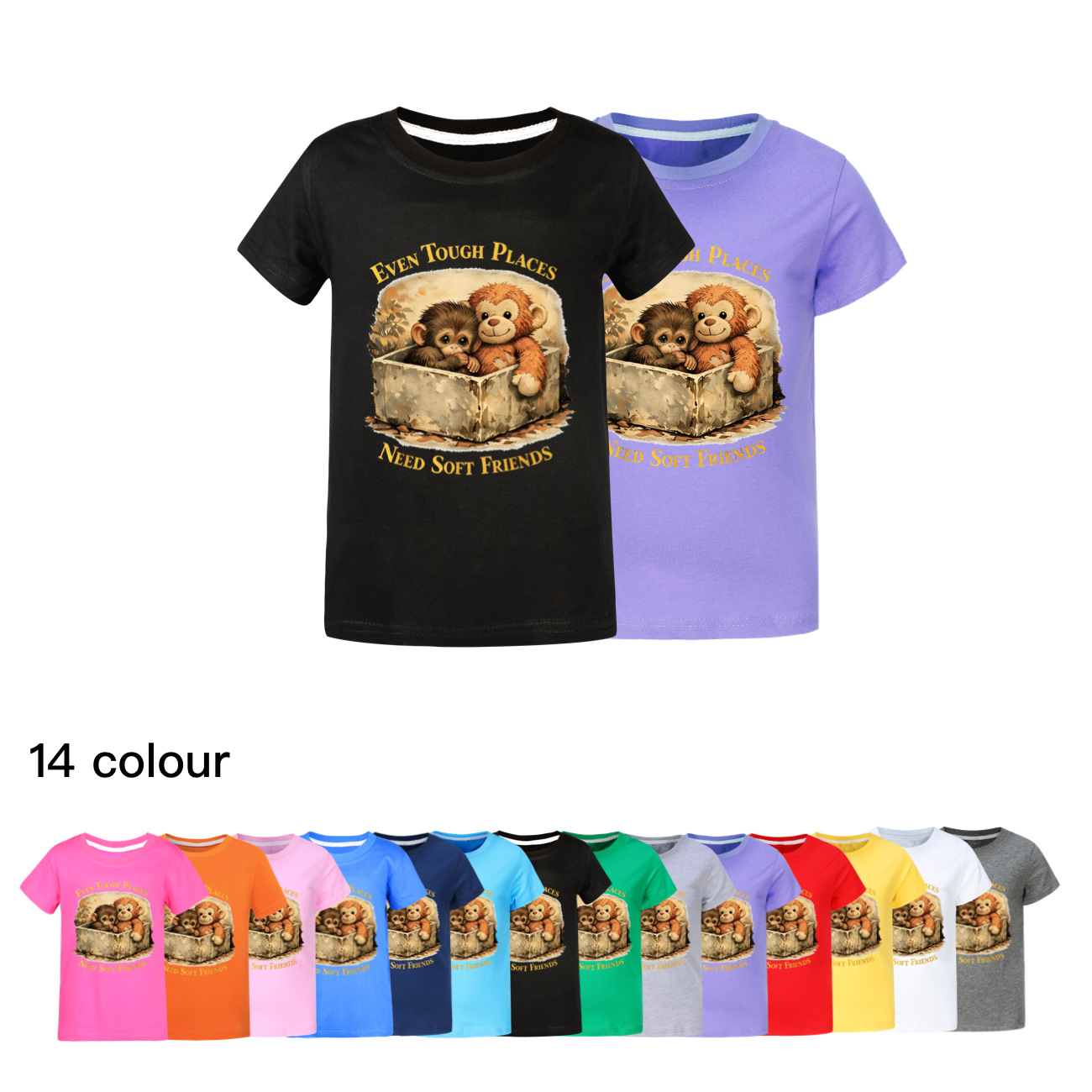 Cute Monkey Punch Tshirt Kids  - Baby Clothing Japan recension och pris