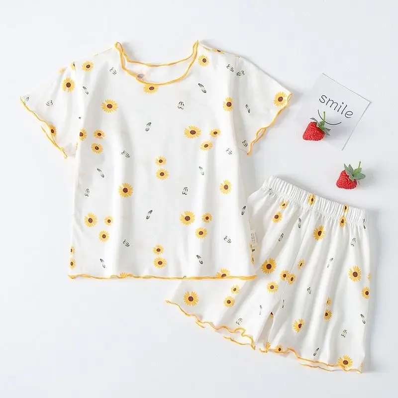 Girls Summer Pajama Set Strawb - Baby Sleep Suit recension och pris