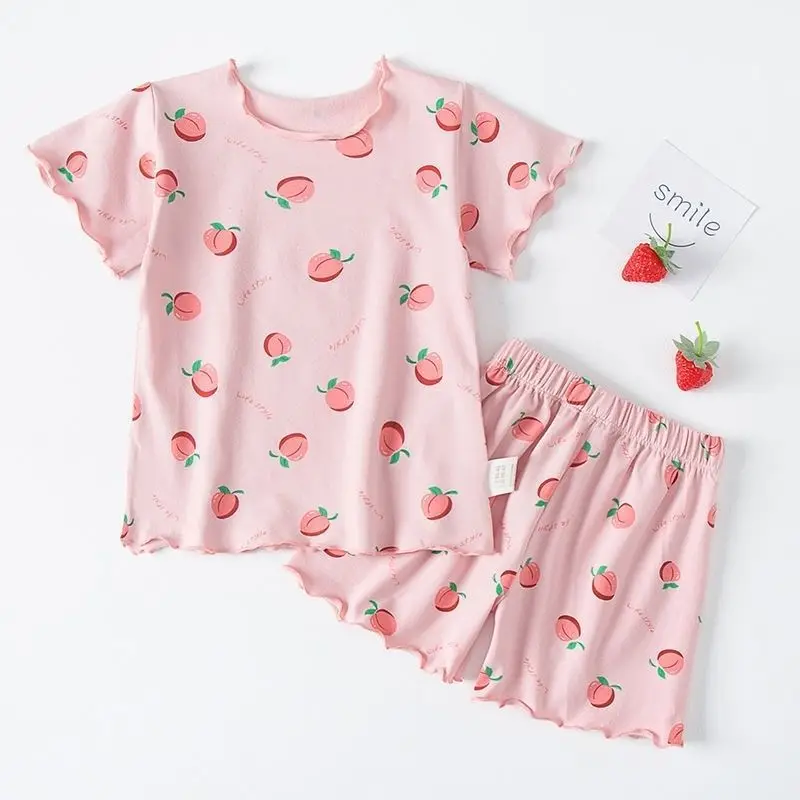 Girls Summer Pajama Set Strawb - Baby Sleep Suit recension och pris