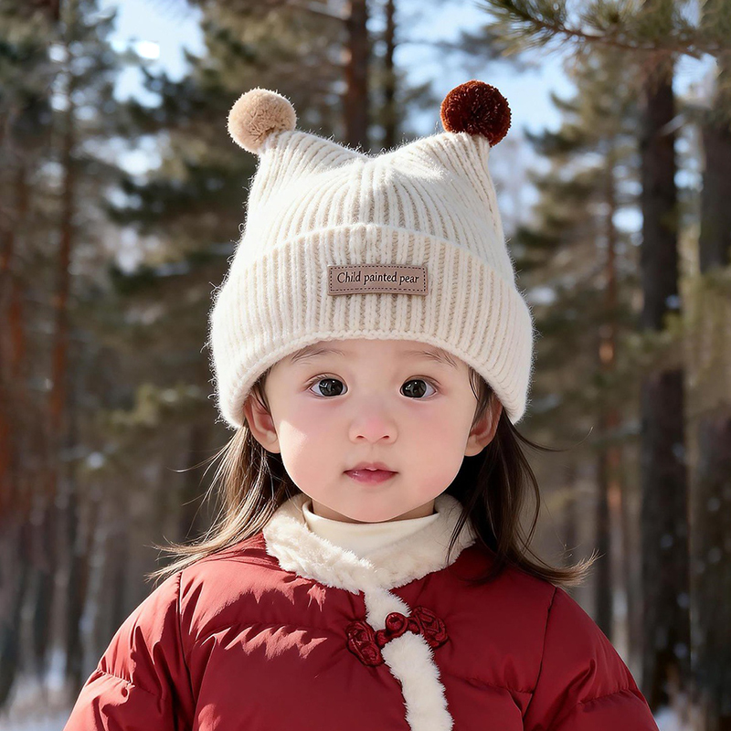 1-4Year Baby Knitted Hat Cute  - Baby Hat Beanie recension och pris