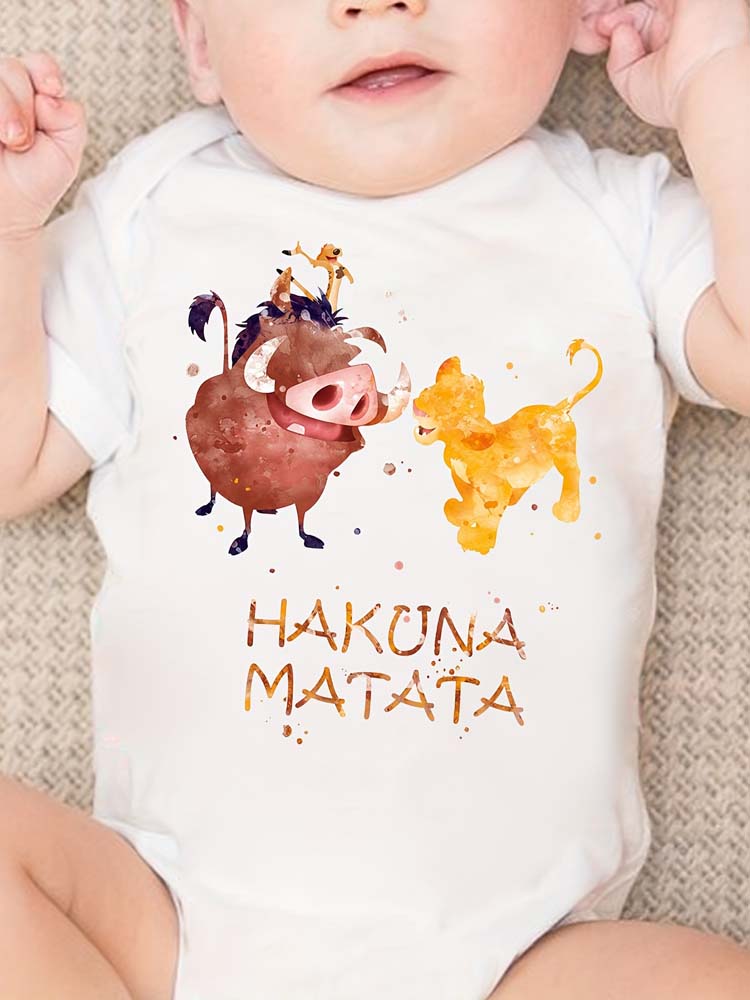 Cartoon HAKUNA MATATA The Lion - Baby Clothing Clearance recension och pris