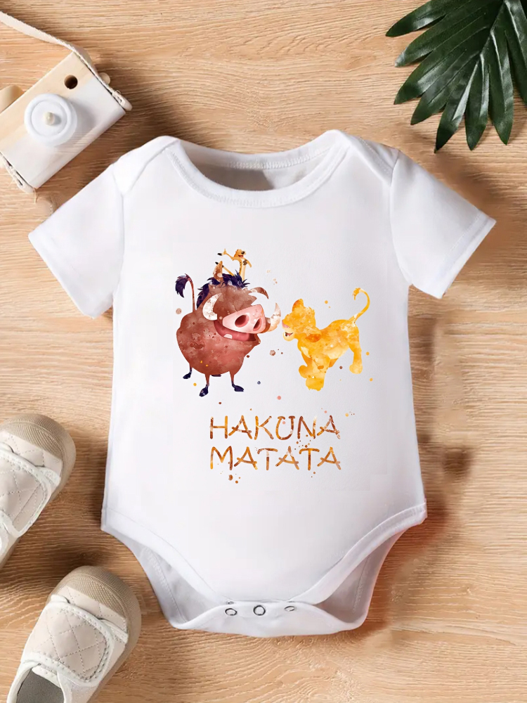 Cartoon HAKUNA MATATA The Lion - Baby Clothing Clearance recension och pris