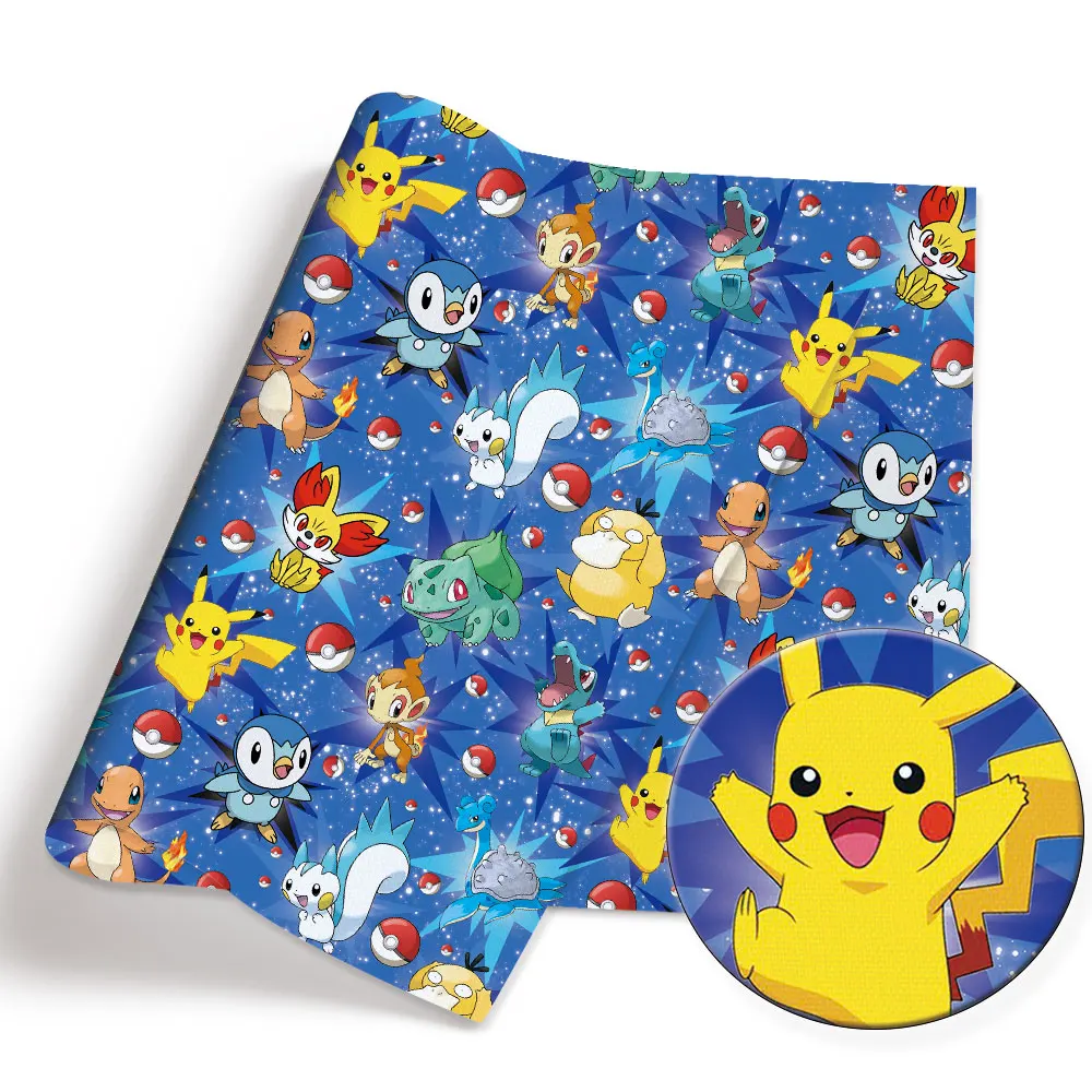 Pokemon Cartoon Fabric140*50cm - Baby Clothing Model recension och pris