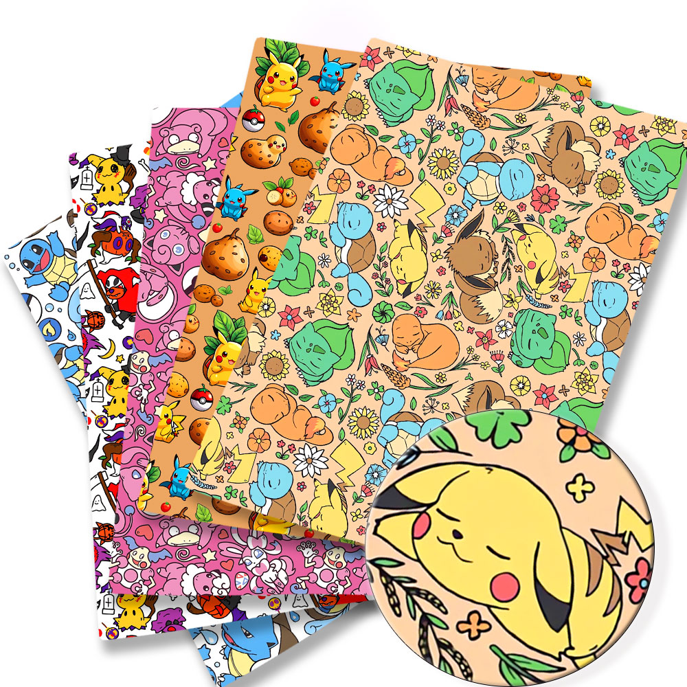 Pokemon Cartoon Fabric140*50cm - Baby Clothing Japan recension och pris