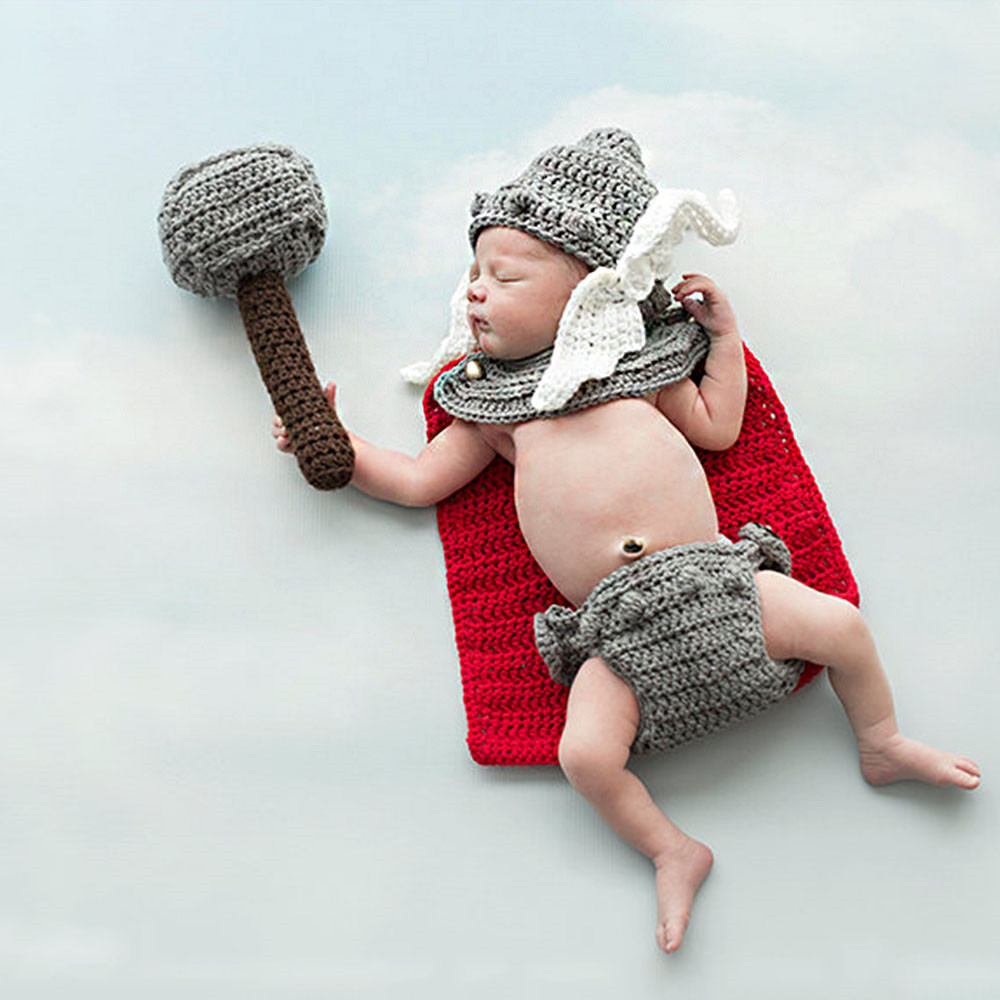 Newborn Photography Props Thor - Baby Clothing Set recension och pris