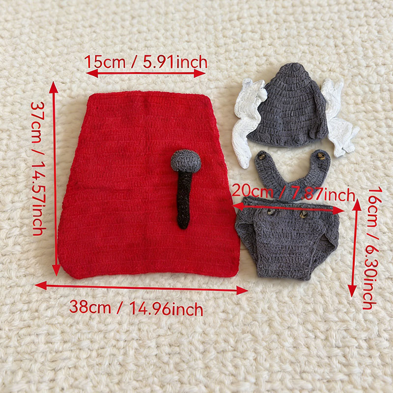 Newborn Photography Props Thor - Baby Clothing Set recension och pris